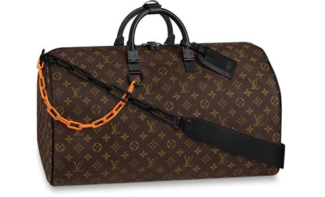 louis vuitton duffle bag orange|louis vuitton duffle bag men's.